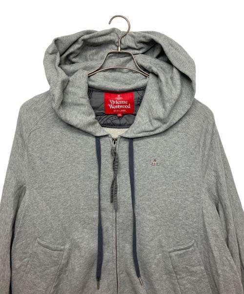 Vivienne Westwood（ヴィヴィアンウエストウッド）Vivienne Westwood (ヴィヴィアンウエストウッド) ジップパーカー グレー サイズ:00の古着・服飾アイテム