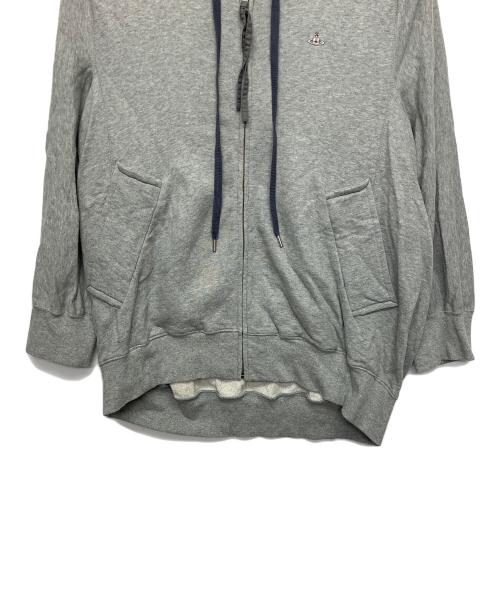 Vivienne Westwood（ヴィヴィアンウエストウッド）Vivienne Westwood (ヴィヴィアンウエストウッド) ジップパーカー グレー サイズ:00の古着・服飾アイテム