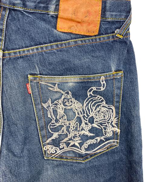 EVISU（エヴィス）EVISU (エヴィス) デニムパンツ インディゴ サイズ:34の古着・服飾アイテム