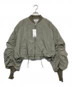 moussyマウジー）の古着「ブルゾン」｜カーキ