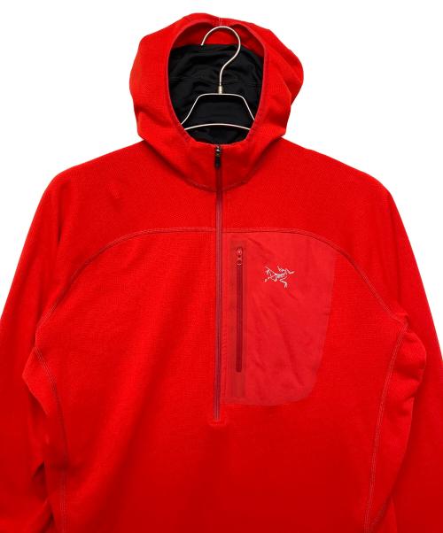 ARC'TERYX（アークテリクス）ARC'TERYX (アークテリクス) ハーフジップパーカー レッド サイズ:L　の古着・服飾アイテム