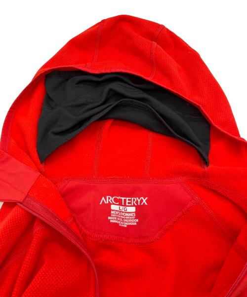 ARC'TERYX（アークテリクス）ARC'TERYX (アークテリクス) ハーフジップパーカー レッド サイズ:L　の古着・服飾アイテム