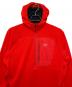 ARC'TERYX (アークテリクス) ハーフジップパーカー レッド サイズ:L　：13000円