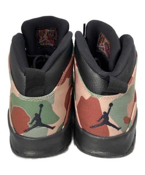 NIKE（ナイキ）NIKE (ナイキ) ジョーダン10 カモフラ ブラウン サイズ:26cmの古着・服飾アイテム