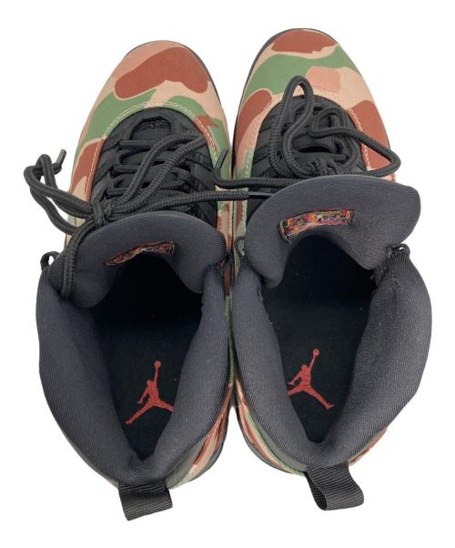 NIKE（ナイキ）NIKE (ナイキ) ジョーダン10 カモフラ ブラウン サイズ:26cmの古着・服飾アイテム