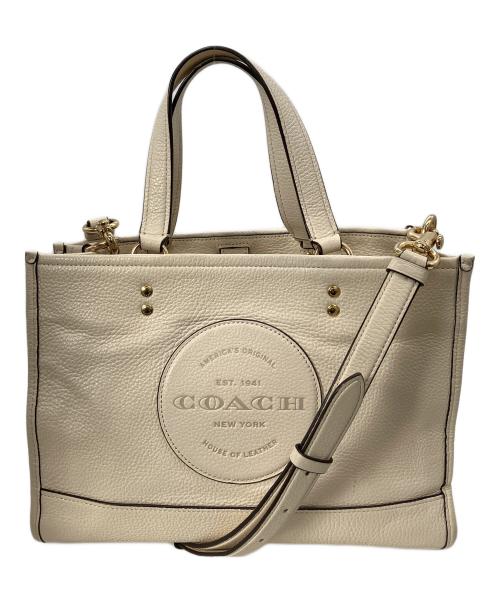 COACH（コーチ）COACH (コーチ) 2WAYショルダーバッグ アイボリーの古着・服飾アイテム