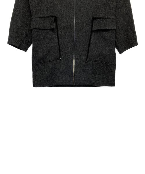 Edwina Horl（エドウィナ ホール）Edwina Horl (エドウィナ ホール) ウールモヘアコート グレー サイズ:Mの古着・服飾アイテム