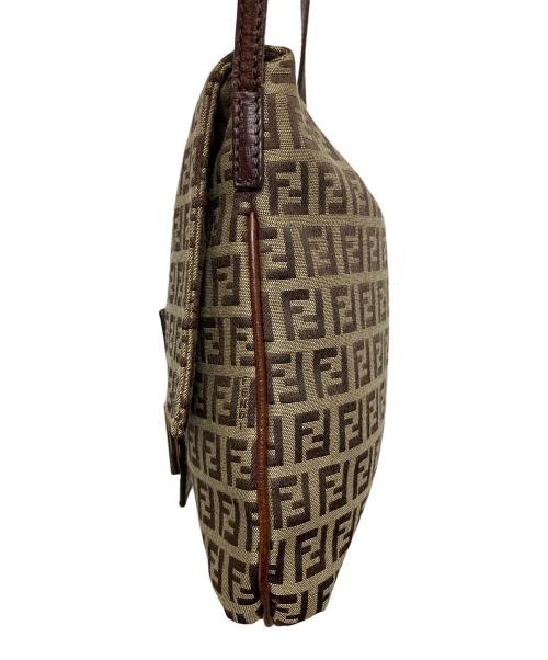 FENDI（フェンディ）FENDI (フェンディ) ズッキーノ　ショルダーバッグ ブラウンの古着・服飾アイテム