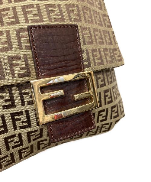 FENDI（フェンディ）FENDI (フェンディ) ズッキーノ　ショルダーバッグ ブラウンの古着・服飾アイテム