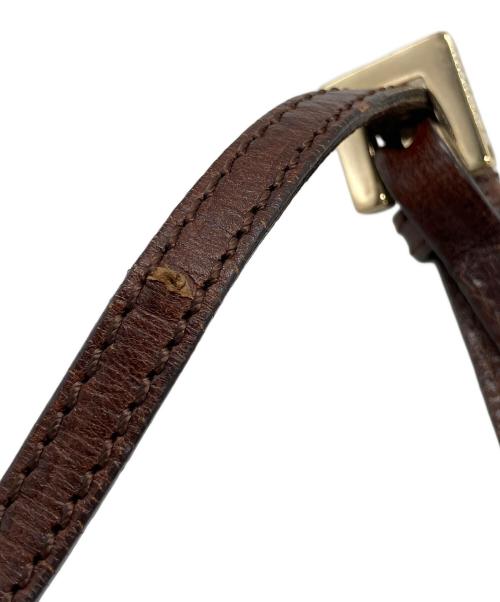 FENDI（フェンディ）FENDI (フェンディ) ズッキーノ　ショルダーバッグ ブラウンの古着・服飾アイテム