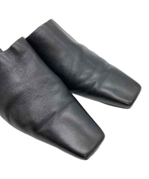 BALENCIAGA（バレンシアガ）BALENCIAGA (バレンシアガ) BBロゴ ブロックヒールミュール ブラック サイズ:38の古着・服飾アイテム