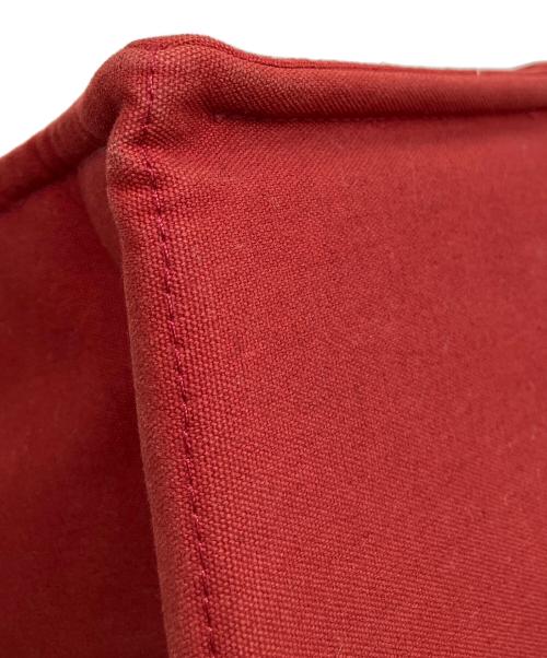HERMES（エルメス）HERMES (エルメス) フルートゥFGM　キャンバストートバッグ レッドの古着・服飾アイテム