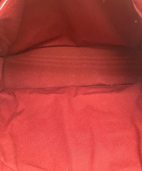 HERMES（エルメス）HERMES (エルメス) フルートゥFGM　キャンバストートバッグ レッドの古着・服飾アイテム