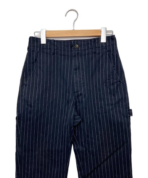Engineered Garments（エンジニアドガーメンツ）Engineered Garments (エンジニアドガーメンツ) ストライプペインターパンツ ネイビー サイズ:28の古着・服飾アイテム