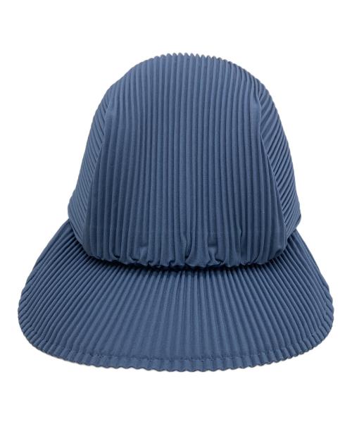 PLEATS PLEASE（プリーツプリーズ）PLEATS PLEASE (プリーツプリーズ) プリーツキャップ ネイビーの古着・服飾アイテム