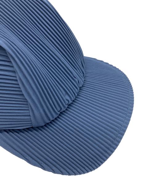 PLEATS PLEASE（プリーツプリーズ）PLEATS PLEASE (プリーツプリーズ) プリーツキャップ ネイビーの古着・服飾アイテム