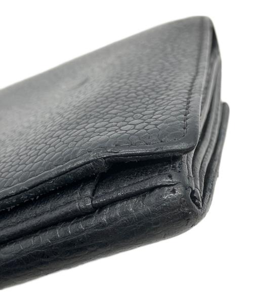 CHANEL（シャネル）CHANEL (シャネル) 2つ折り財布 ブラックの古着・服飾アイテム