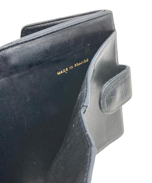 CHANEL（シャネル）CHANEL (シャネル) 2つ折り財布 ブラックの古着・服飾アイテム