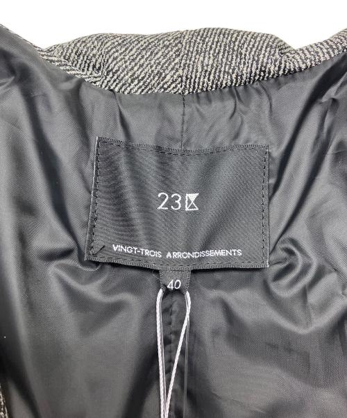 23区（ニジュウサンク）23区 (ニジュウサンク) ダウンガウンコート グレー サイズ:40の古着・服飾アイテム