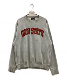 STEVE AND BARRYS（スティーブアンドバリーズ）の古着「カレッジロゴスウェット」｜グレー