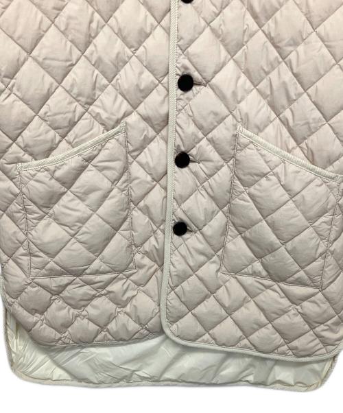 Gymphlex（ジムフレックス）Gymphlex (ジムフレックス) ダイヤキルトダウンコート キルティングジャケット アイボリー サイズ:12の古着・服飾アイテム