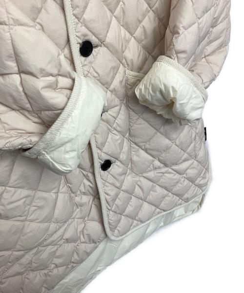 Gymphlex（ジムフレックス）Gymphlex (ジムフレックス) ダイヤキルトダウンコート キルティングジャケット アイボリー サイズ:12の古着・服飾アイテム