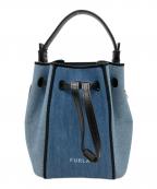 FURLAフルラ）の古着「ミアステラ ミニバケットバッグ」｜インディゴ