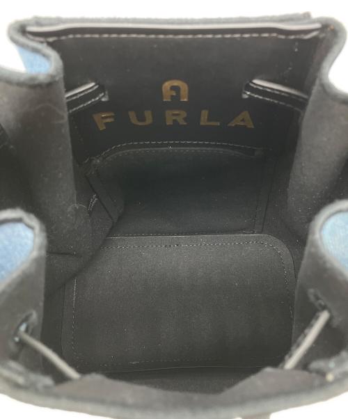 FURLA（フルラ）FURLA (フルラ) ミアステラ ミニバケットバッグ インディゴの古着・服飾アイテム