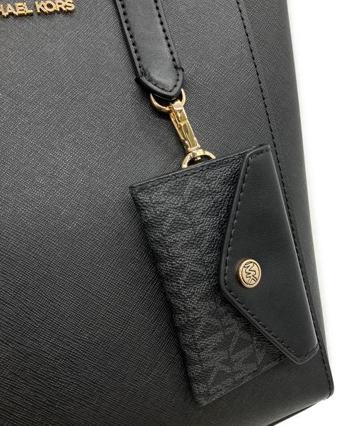 MICHAEL KORS（マイケル・コース）MICHAEL KORS (マイケル・コース) 2WAYバッグ ブラックの古着・服飾アイテム