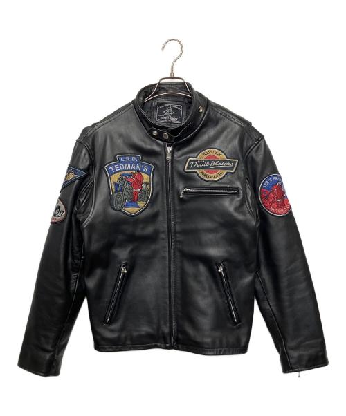 TED COMPANY（テッドカンパニー）TED COMPANY (テッドカンパニー) シングルライダースジャケット ブラック サイズ:40の古着・服飾アイテム