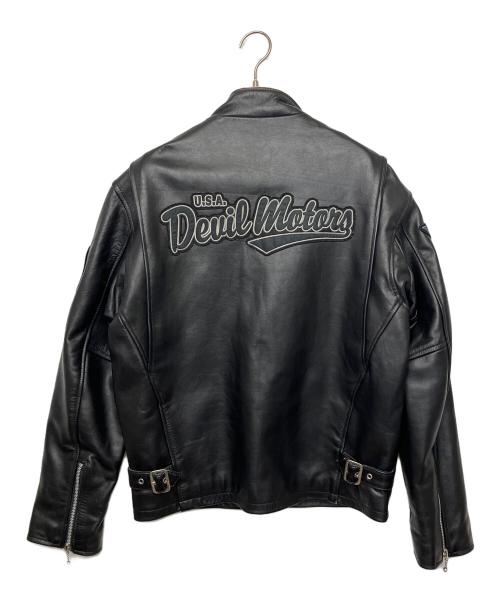 TED COMPANY（テッドカンパニー）TED COMPANY (テッドカンパニー) シングルライダースジャケット ブラック サイズ:40の古着・服飾アイテム