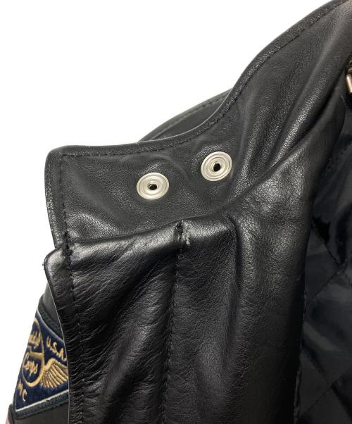 TED COMPANY（テッドカンパニー）TED COMPANY (テッドカンパニー) シングルライダースジャケット ブラック サイズ:40の古着・服飾アイテム