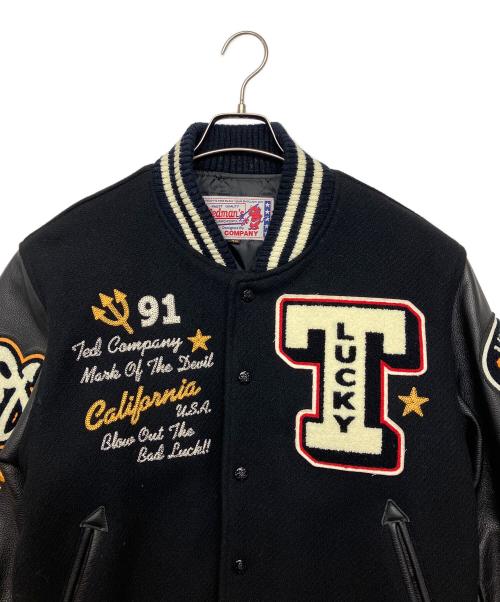 TED COMPANY（テッドカンパニー）TED COMPANY (テッドカンパニー) スタジャン 169/500 ブラック サイズ:40の古着・服飾アイテム