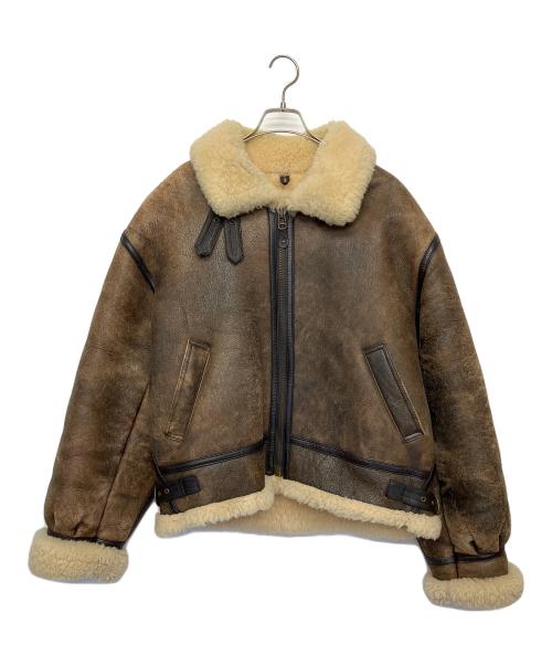 不明（フメイ）不明 (不明) B-3フライトジャケット ブラウン サイズ:Lの古着・服飾アイテム