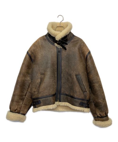 不明（フメイ）不明 (不明) B-3フライトジャケット ブラウン サイズ:Lの古着・服飾アイテム