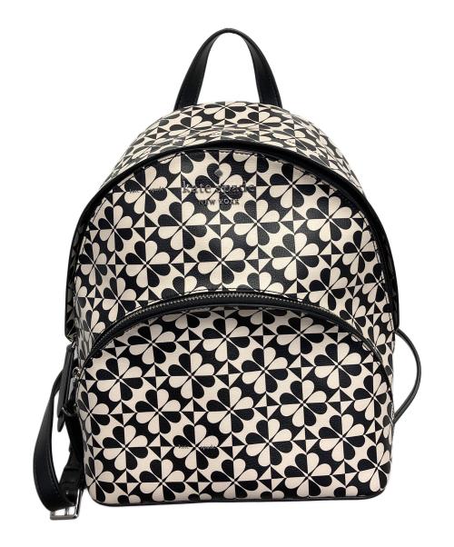 Kate Spade（ケイトスペード）Kate Spade (ケイトスペード) チェルシーミディアムバックパック リュック ブラック×ホワイトの古着・服飾アイテム