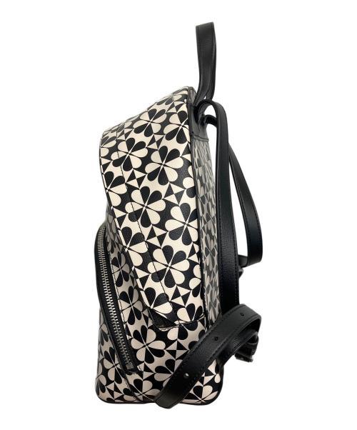 Kate Spade（ケイトスペード）Kate Spade (ケイトスペード) チェルシーミディアムバックパック リュック ブラック×ホワイトの古着・服飾アイテム