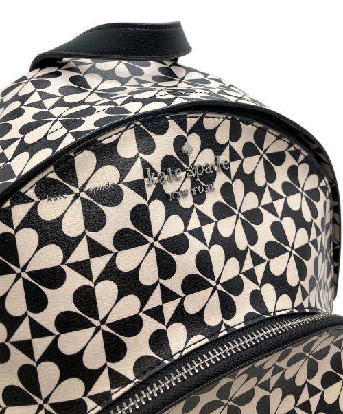 Kate Spade（ケイトスペード）Kate Spade (ケイトスペード) チェルシーミディアムバックパック リュック ブラック×ホワイトの古着・服飾アイテム
