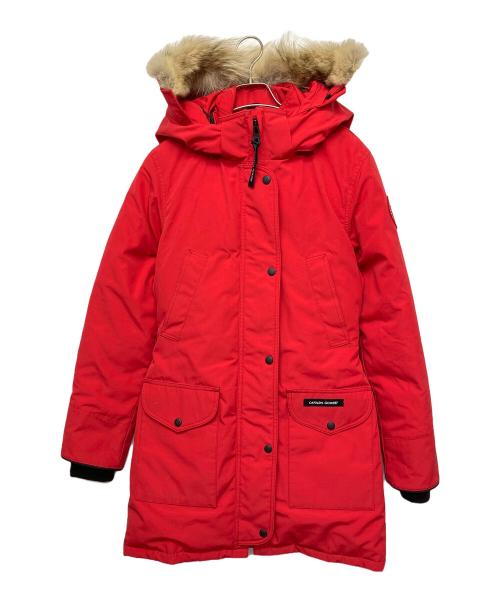 CANADA GOOSE（カナダグース）CANADA GOOSE (カナダグース) ジャスパーパーカ　ダウンジャケット レッド サイズ:XSの古着・服飾アイテム