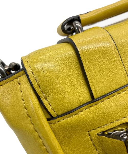 COACH（コーチ）COACH (コーチ) ショルダーバッグ イエローの古着・服飾アイテム