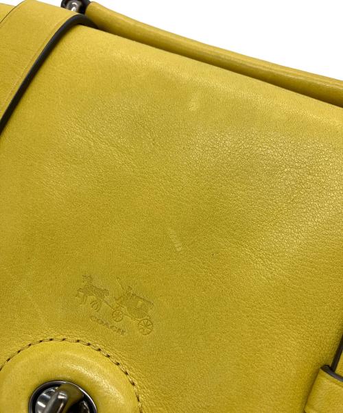 COACH（コーチ）COACH (コーチ) ショルダーバッグ イエローの古着・服飾アイテム