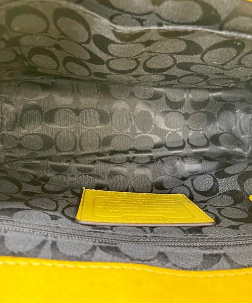 COACH（コーチ）COACH (コーチ) ショルダーバッグ イエローの古着・服飾アイテム