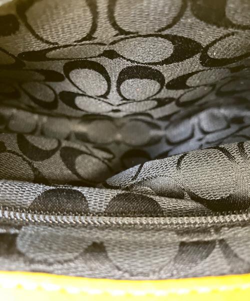 COACH（コーチ）COACH (コーチ) ショルダーバッグ イエローの古着・服飾アイテム