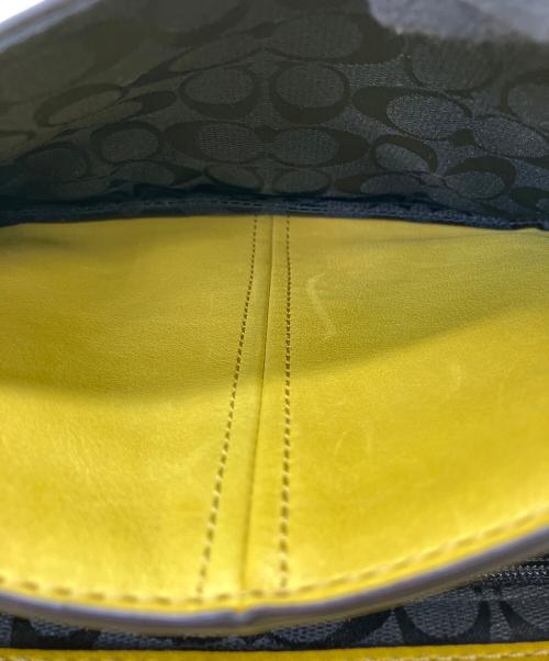 COACH（コーチ）COACH (コーチ) ショルダーバッグ イエローの古着・服飾アイテム