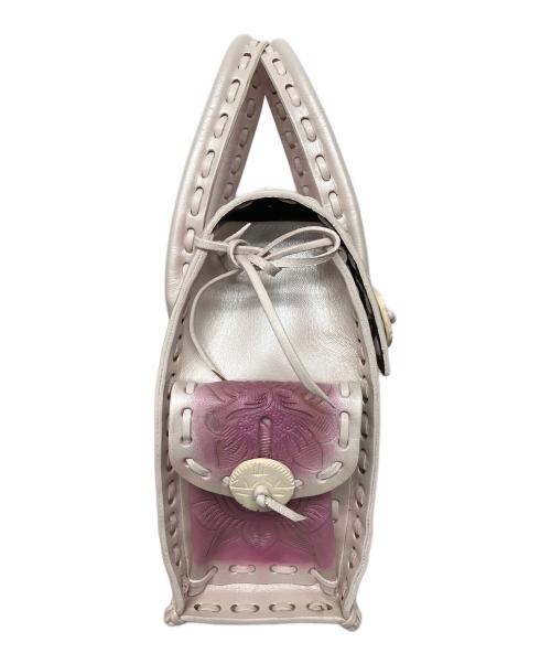 GRACE CONTINENTAL（（グレースコンチネンタル）GRACE CONTINENTAL (（グレースコンチネンタル) マエストラS ホワイト×ピンクの古着・服飾アイテム