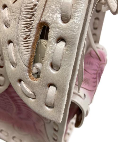 GRACE CONTINENTAL（（グレースコンチネンタル）GRACE CONTINENTAL (（グレースコンチネンタル) マエストラS ホワイト×ピンクの古着・服飾アイテム