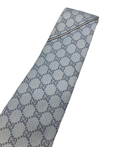 GUCCI（グッチ）GUCCI (グッチ) ネクタイ ブルー サイズ:FREEの古着・服飾アイテム