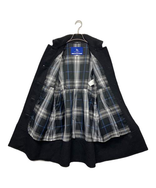 BURBERRY BLUE LABEL（バーバリー ブルー レーベル）BURBERRY BLUE LABEL (バーバリーロンドンブルーレーベル) ウールコート ブラック サイズ:38の古着・服飾アイテム