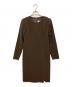 Yves Saint Laurent（イヴサンローラン）の古着「長袖ワンピース」｜ブラウン