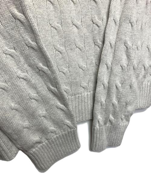 POLO RALPH LAUREN（ポロ・ラルフローレン）POLO RALPH LAUREN (ポロ・ラルフローレン) 薄手ニット グレー サイズ:XL 未使用品の古着・服飾アイテム